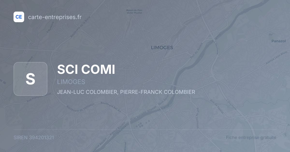 SCI COMI — 394201321 — fiche entreprise