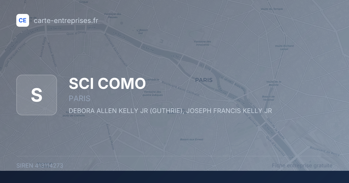 SCI COMO — 413114273 — fiche entreprise