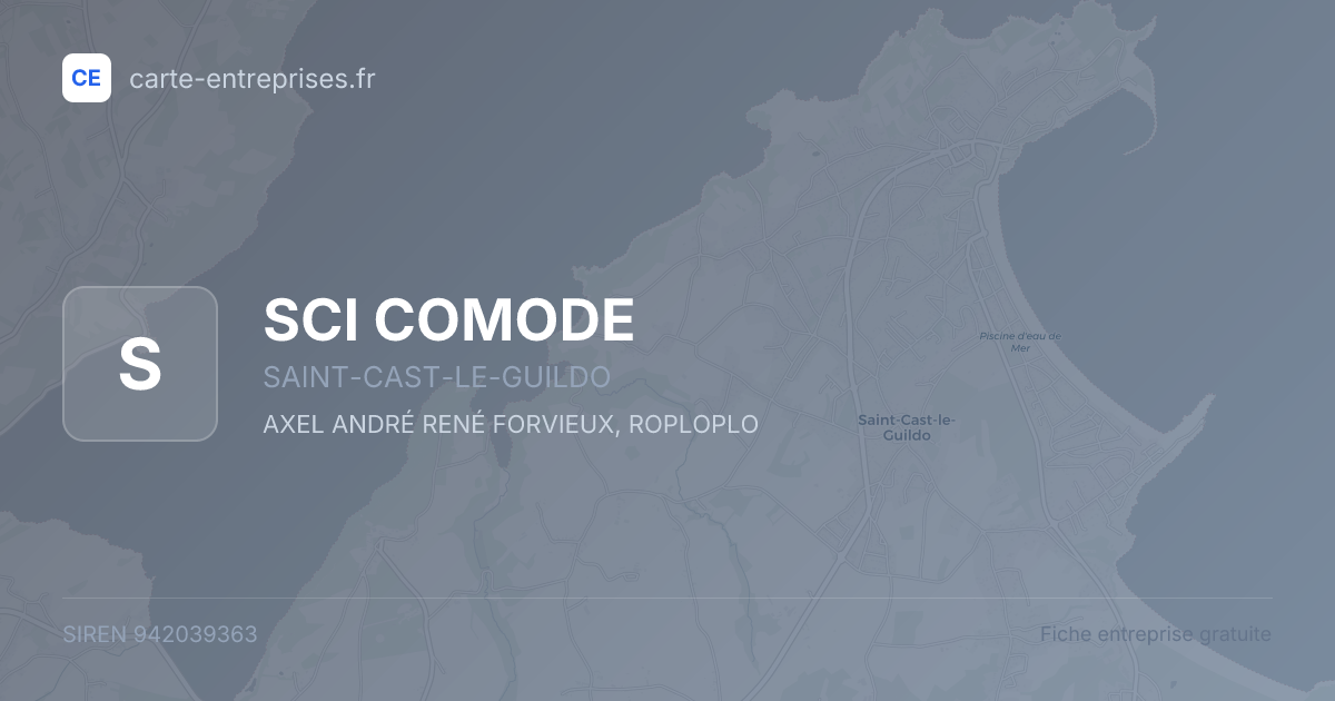 SCI COMODE — 942039363 — fiche entreprise