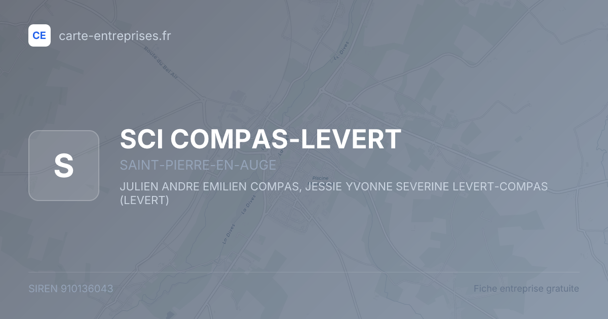 SCI COMPAS-LEVERT — 910136043 — fiche entreprise