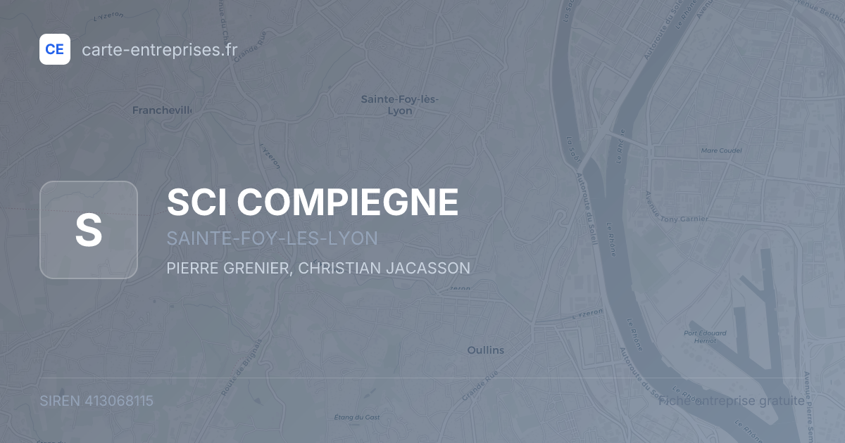 SCI COMPIEGNE — 413068115 — fiche entreprise