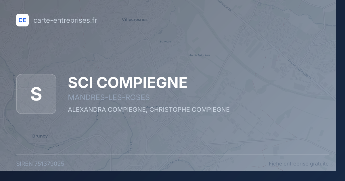 SCI COMPIEGNE — 751379025 — fiche entreprise