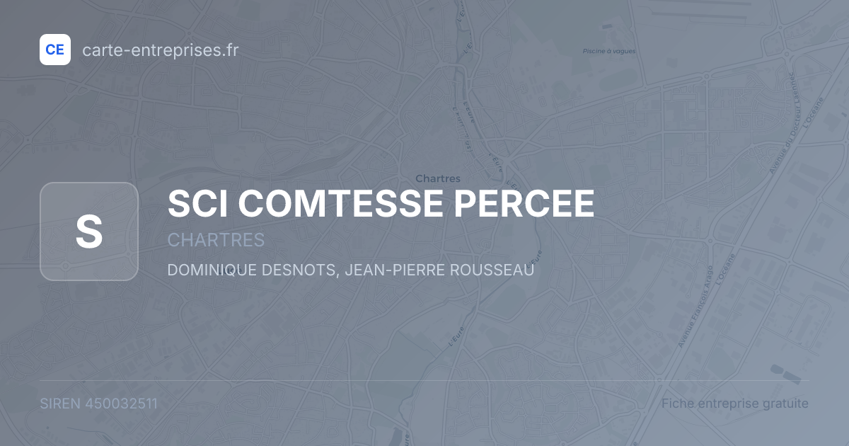 SCI COMTESSE PERCEE — 450032511 — fiche entreprise