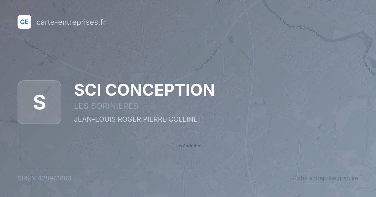 SCI CONCEPTION — 428941686 — fiche entreprise