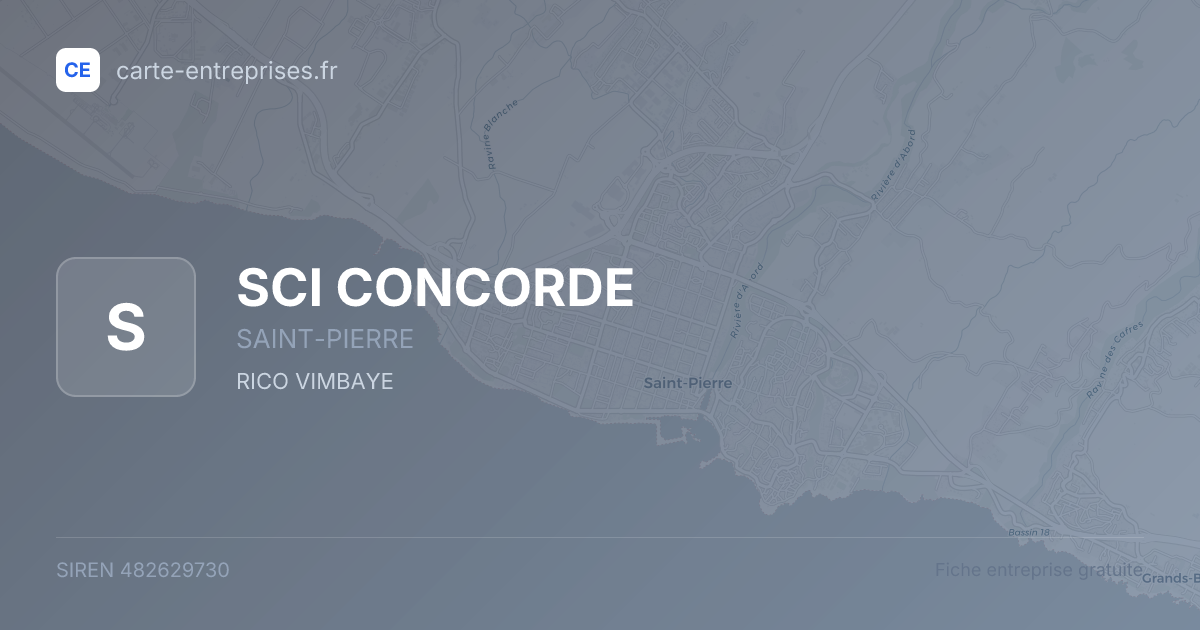 SCI CONCORDE — 482629730 — fiche entreprise