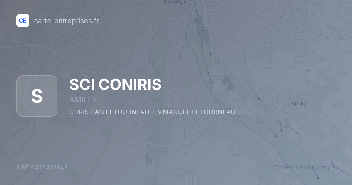 SCI CONIRIS — 478428949 — fiche entreprise