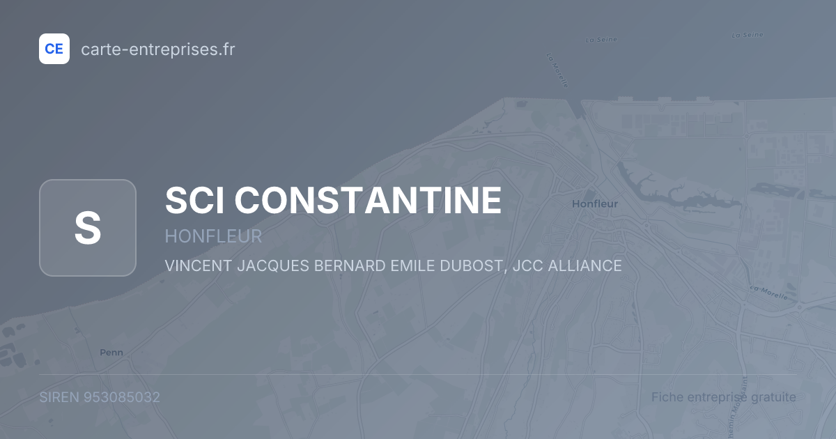 SCI CONSTANTINE — 953085032 — fiche entreprise