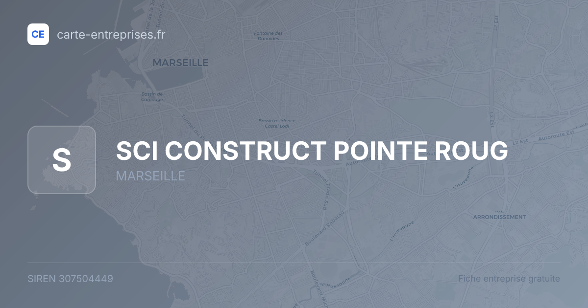 SCI CONSTRUCT POINTE ROUG — 307504449 — fiche entreprise
