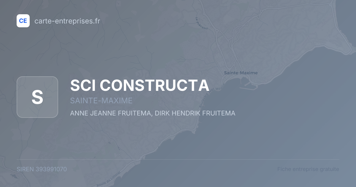 SCI CONSTRUCTA — 393991070 — fiche entreprise