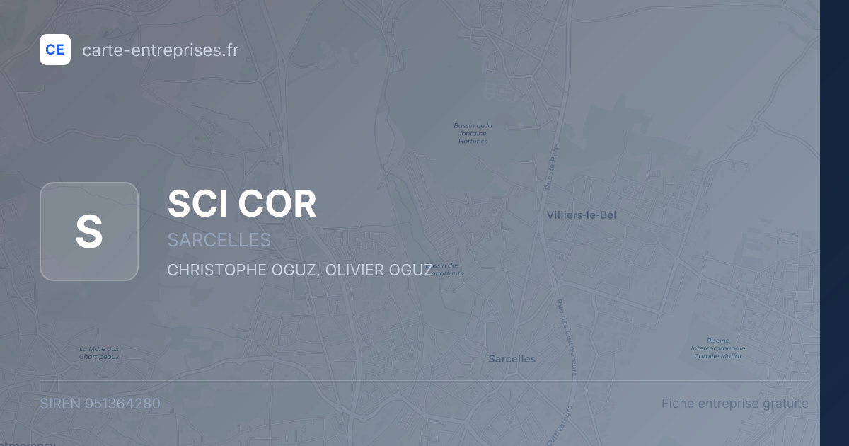 SCI COR — 951364280 — fiche entreprise