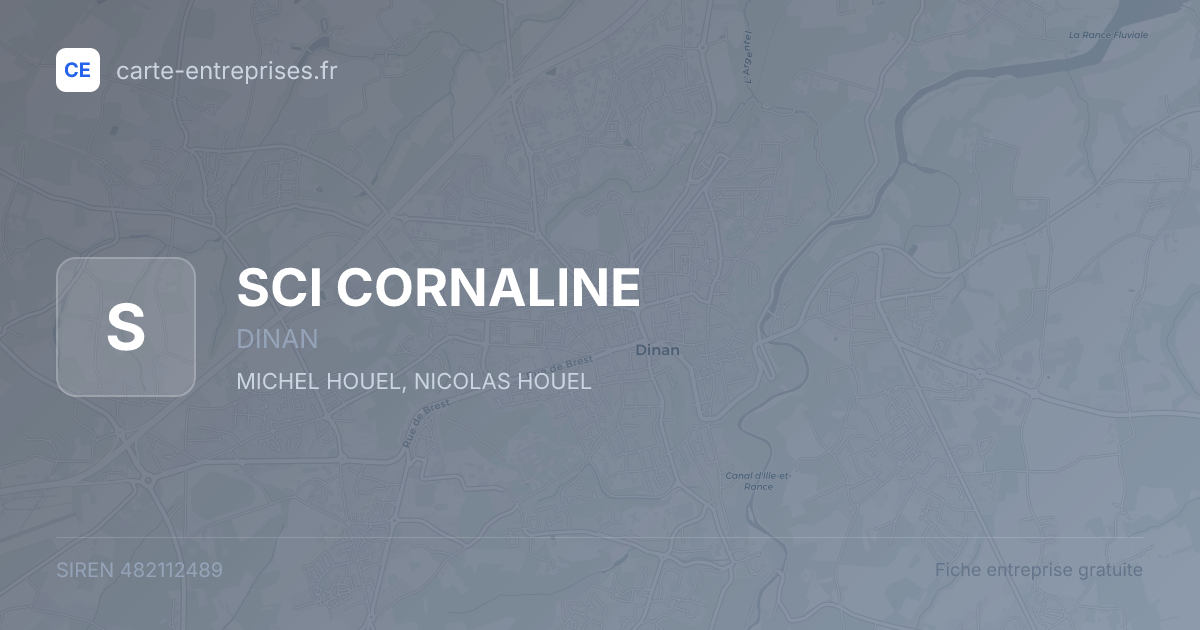 SCI CORNALINE — 482112489 — fiche entreprise