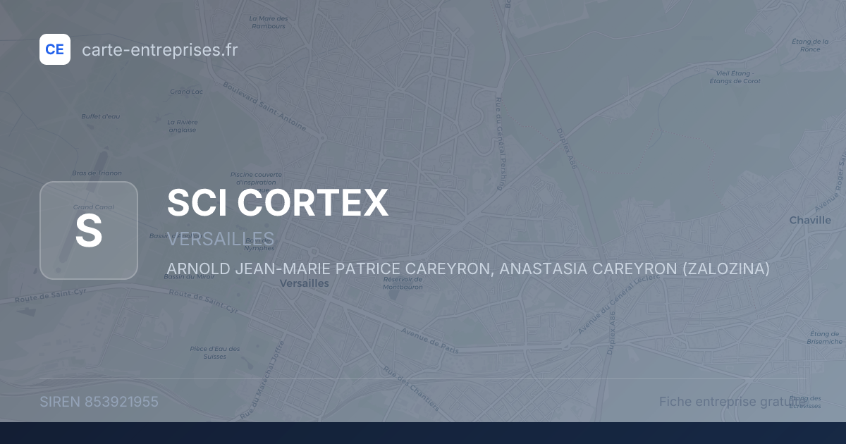 SCI CORTEX — 853921955 — fiche entreprise