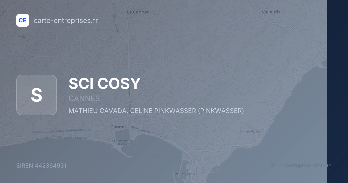 SCI COSY — 442364931 — fiche entreprise