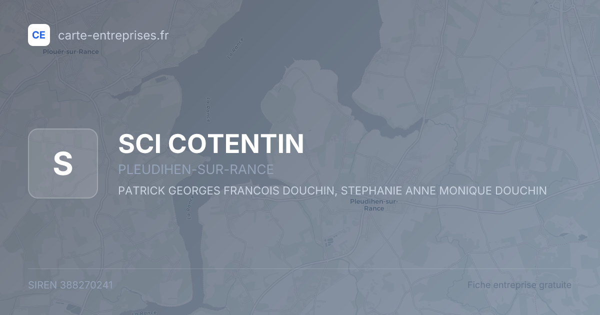 SCI COTENTIN — 388270241 — fiche entreprise