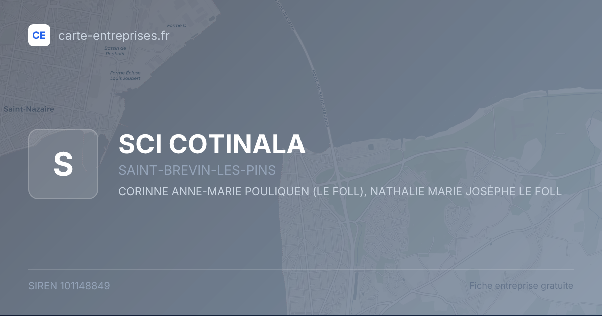 SCI COTINALA — 101148849 — fiche entreprise