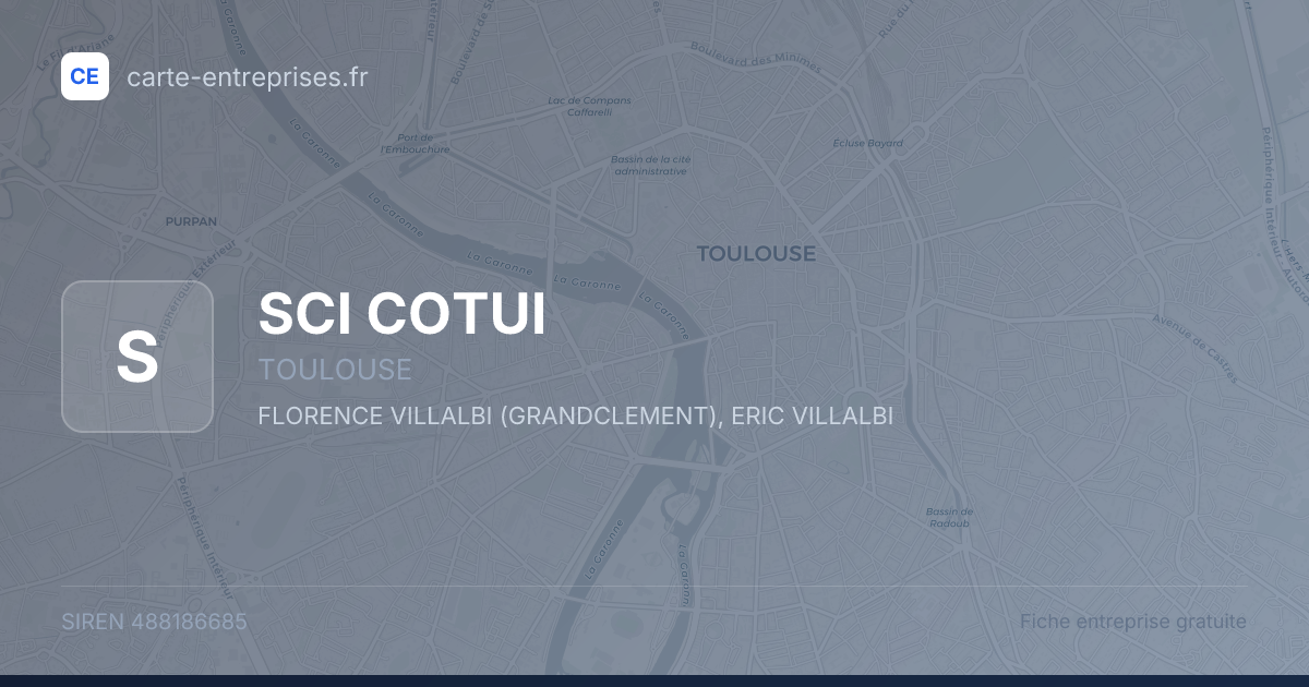 SCI COTUI — 488186685 — fiche entreprise