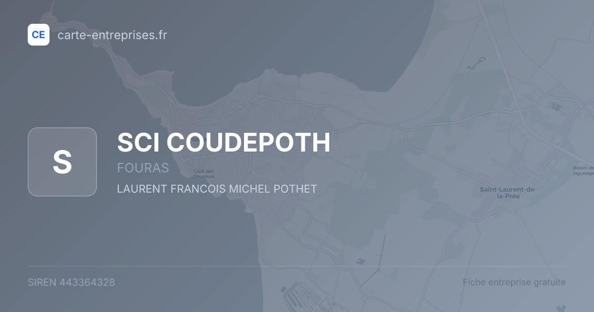 SCI COUDEPOTH — 443364328 — fiche entreprise