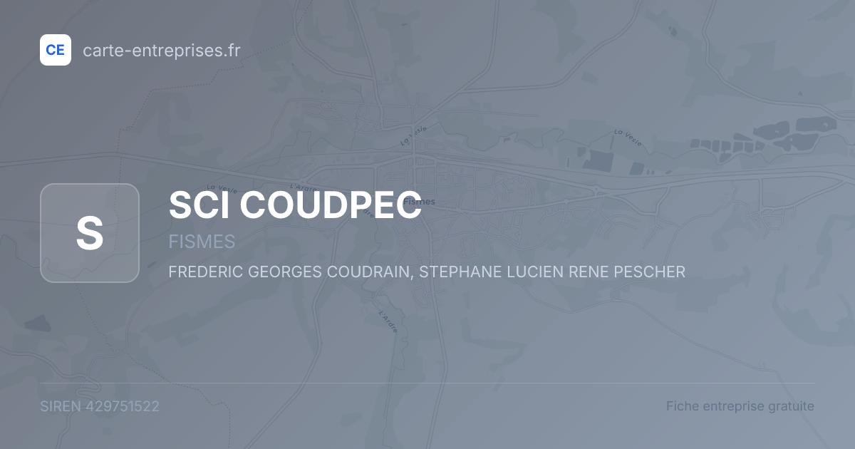 SCI COUDPEC — 429751522 — fiche entreprise