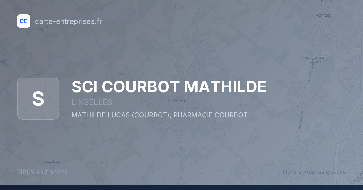 SCI COURBOT MATHILDE — 853154748 — fiche entreprise