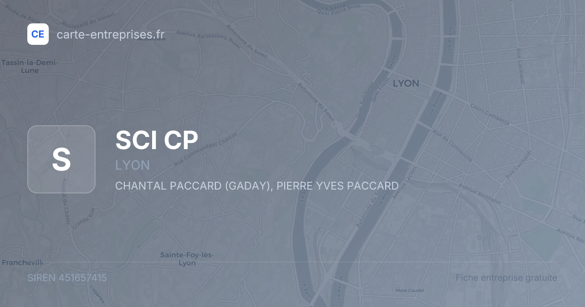 SCI CP — 451657415 — fiche entreprise