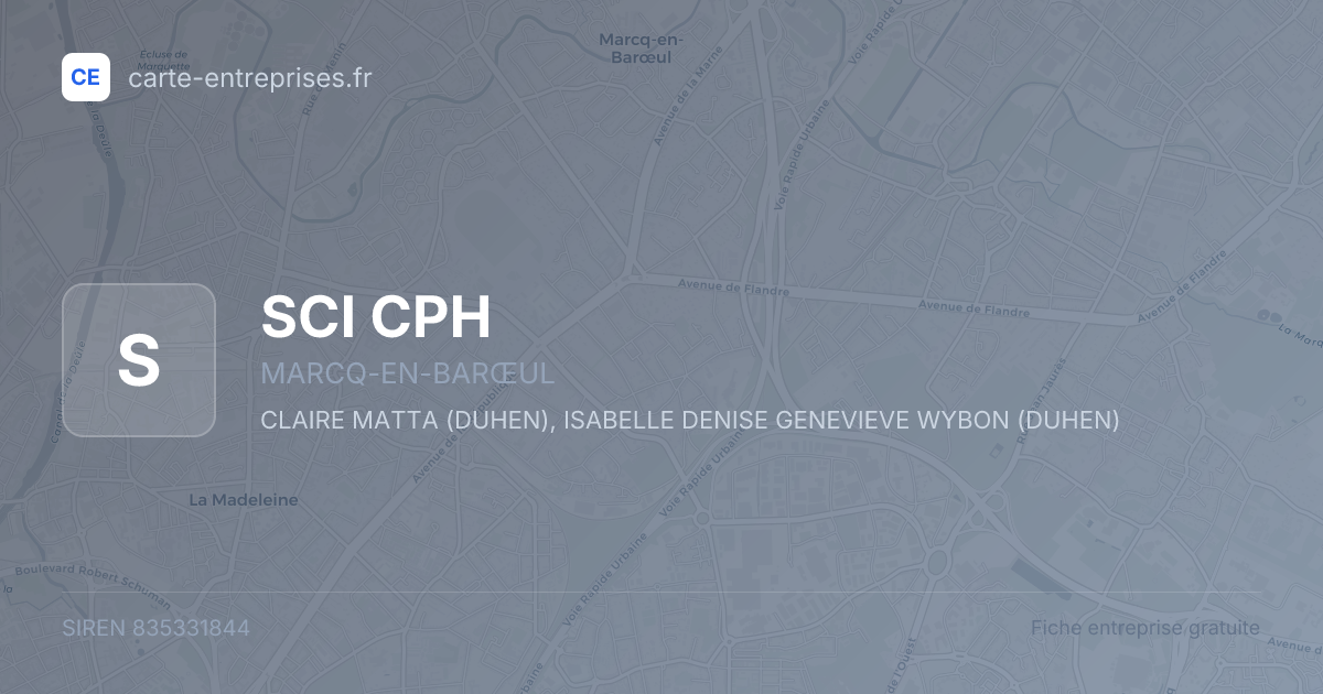 SCI CPH — 835331844 — fiche entreprise