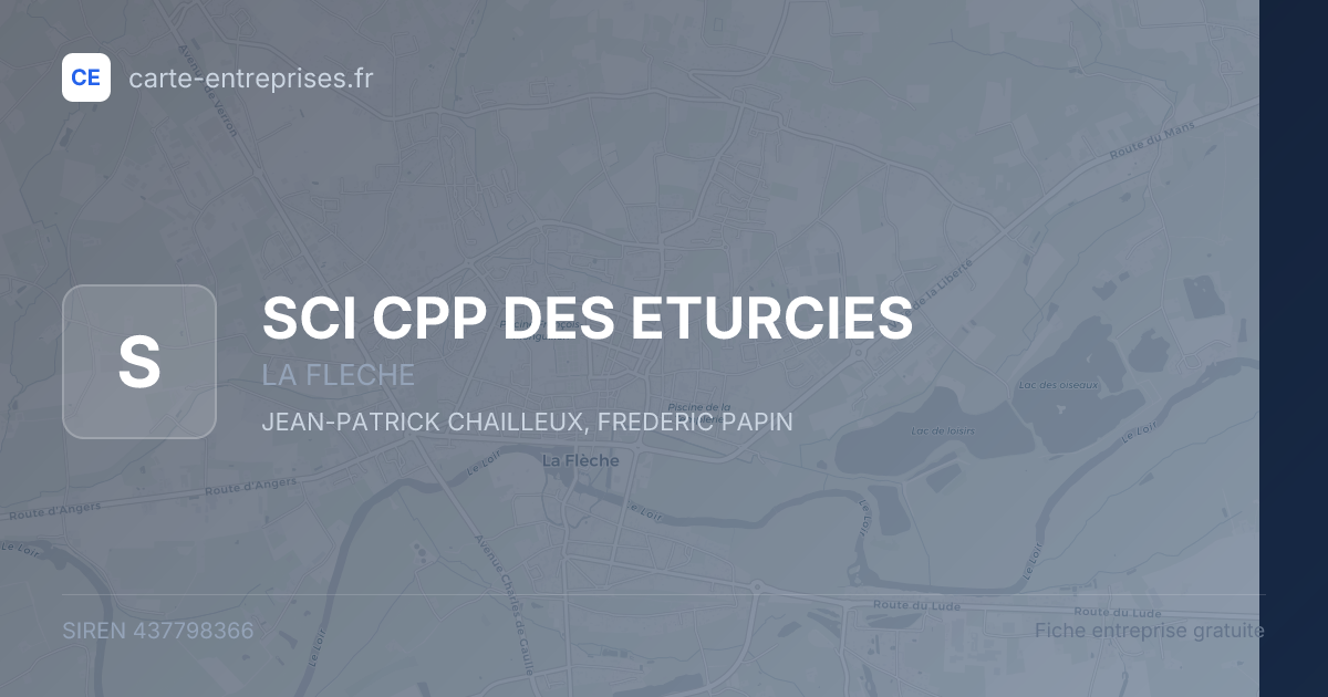 SCI CPP DES ETURCIES — 437798366 — fiche entreprise