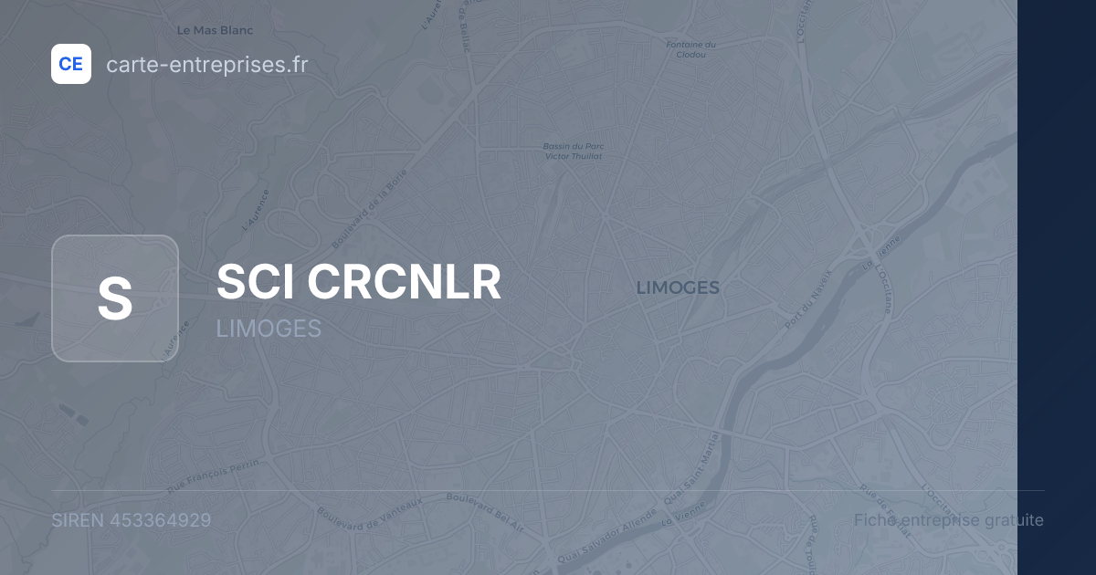 SCI CRCNLR — 453364929 — fiche entreprise