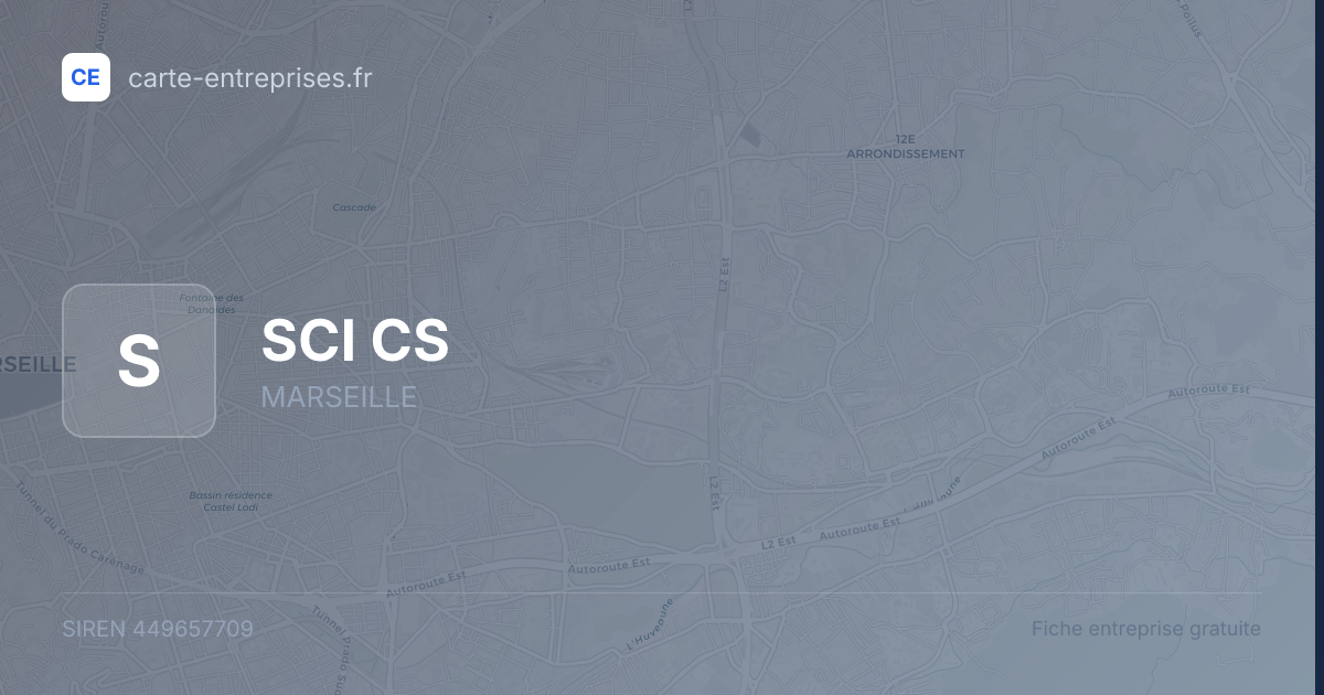 SCI CS — 449657709 — fiche entreprise
