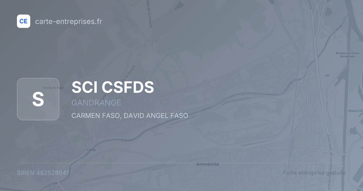 SCI CSFDS — 482528841 — fiche entreprise