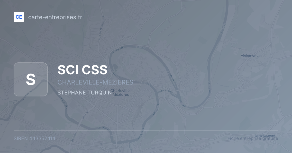 SCI CSS — 443352414 — fiche entreprise