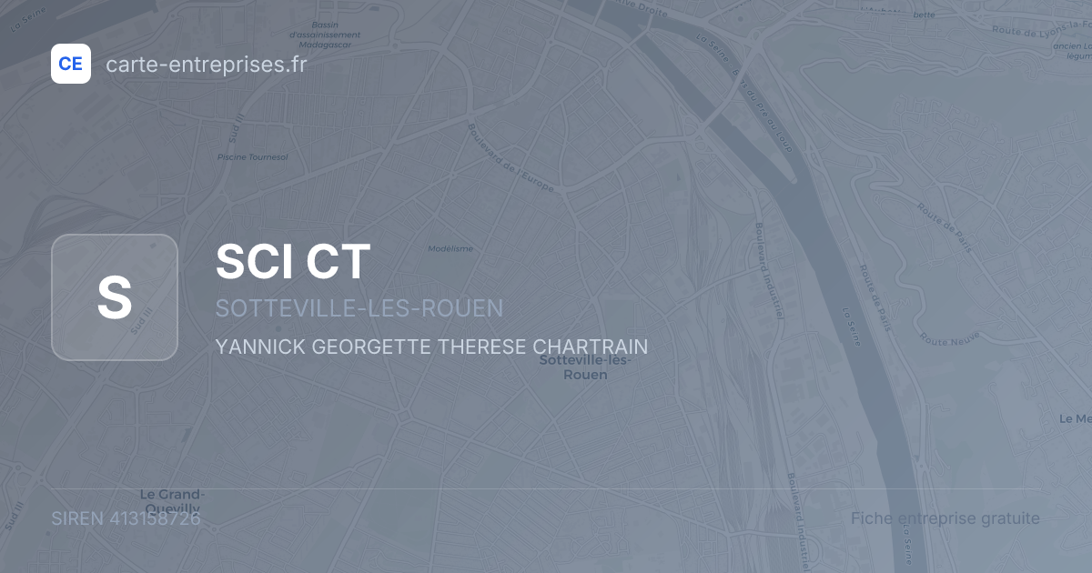 SCI CT — 413158726 — fiche entreprise