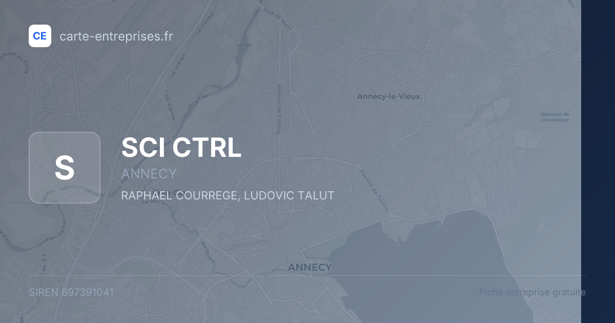 SCI CTRL — 897391041 — fiche entreprise