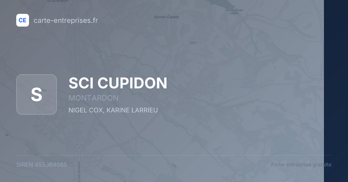 SCI CUPIDON — 453364085 — fiche entreprise