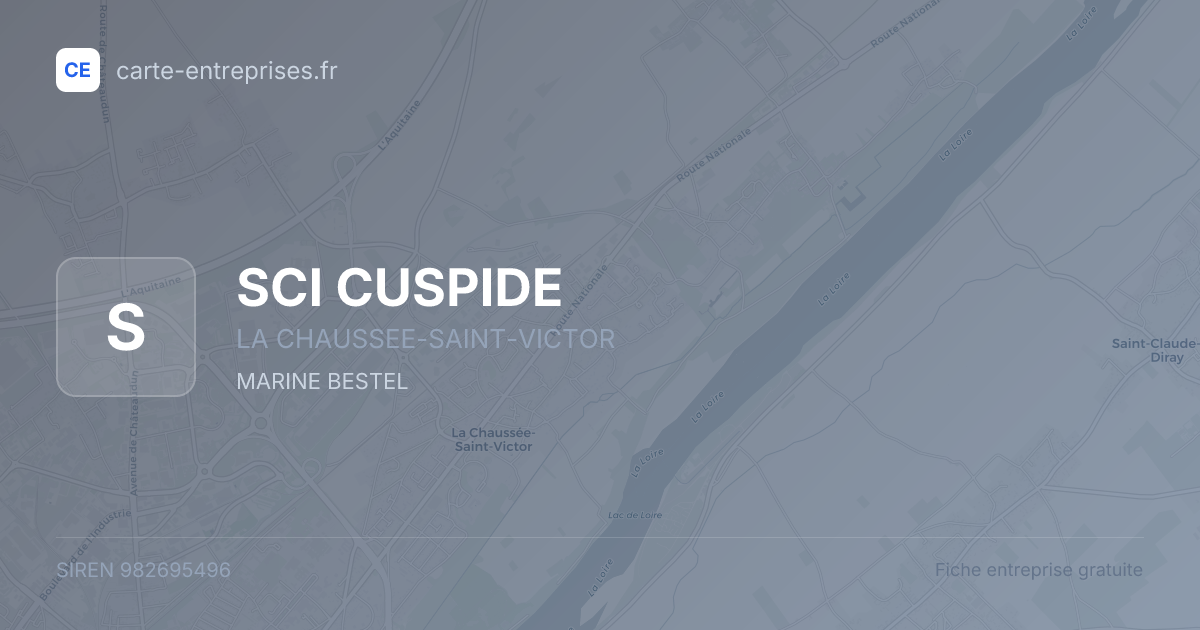 SCI CUSPIDE — 982695496 — fiche entreprise