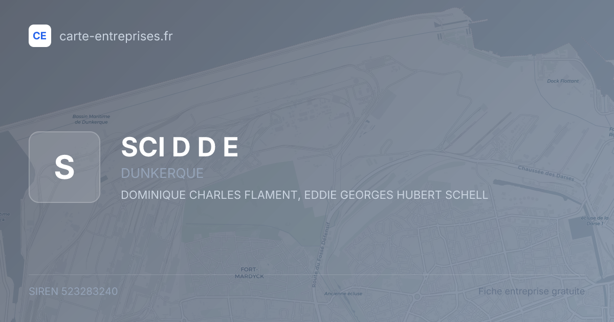 SCI D D E — 523283240 — fiche entreprise
