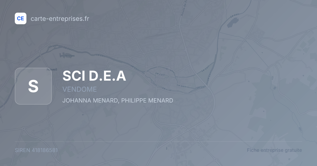 SCI D.E.A — 418186581 — fiche entreprise