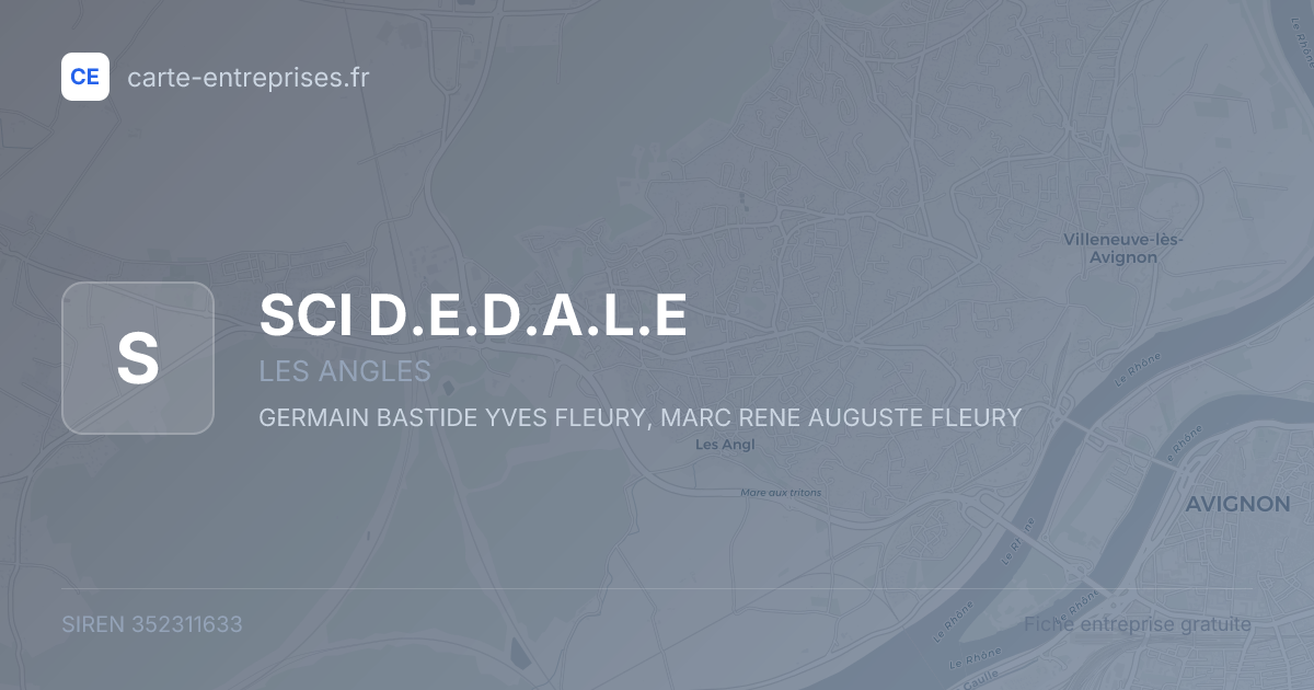 SCI D.E.D.A.L.E — 352311633 — fiche entreprise