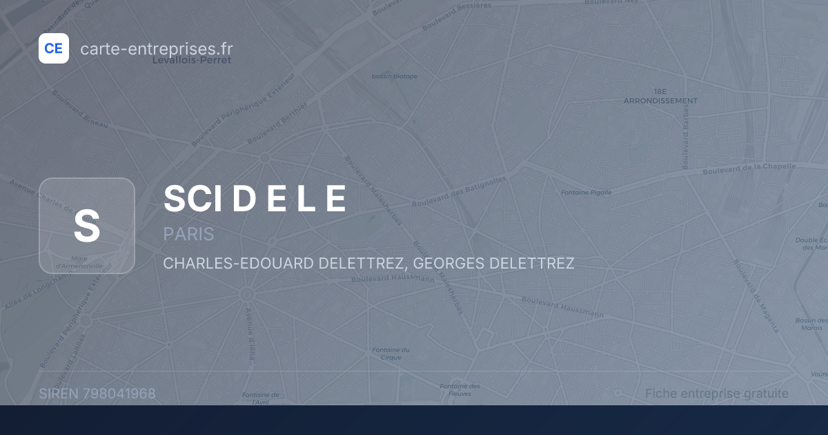 SCI D E L E — 798041968 — fiche entreprise