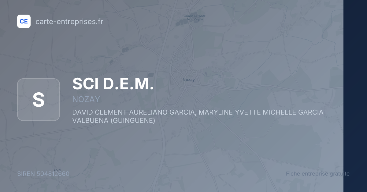 SCI D.E.M. — 504812660 — fiche entreprise