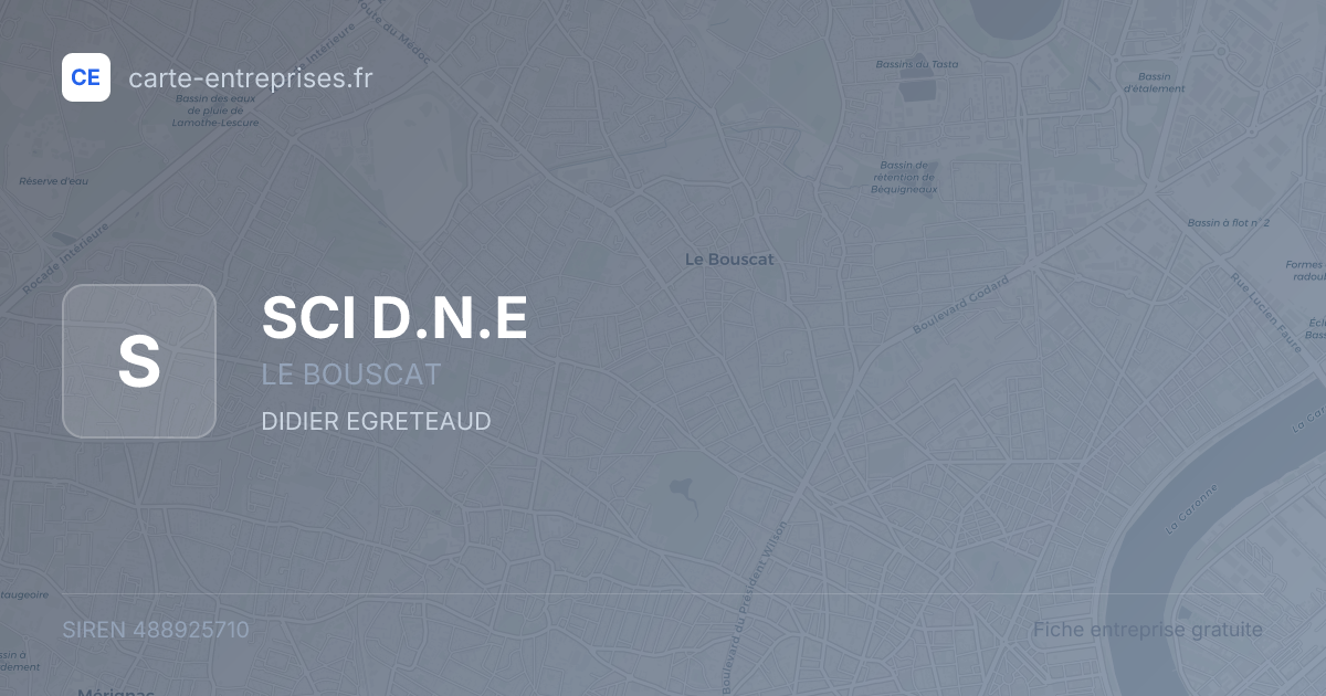 SCI D.N.E — 488925710 — fiche entreprise