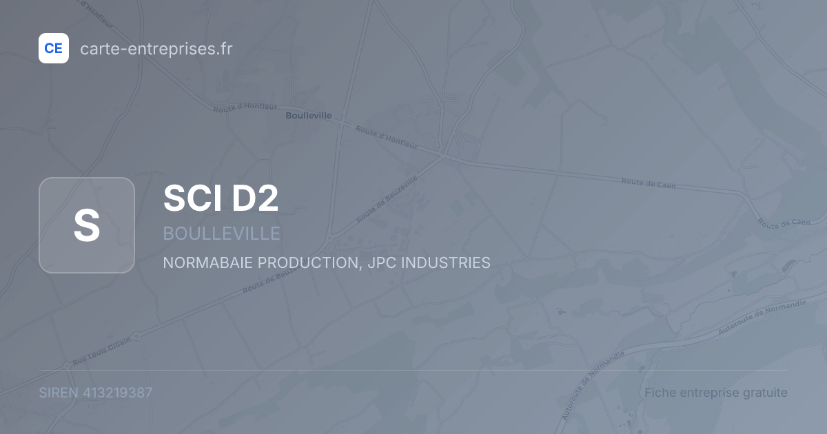 SCI D2 — 413219387 — fiche entreprise