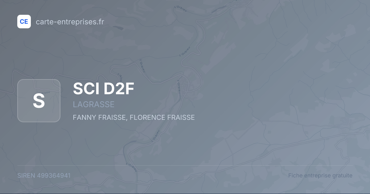 SCI D2F — 499364941 — fiche entreprise