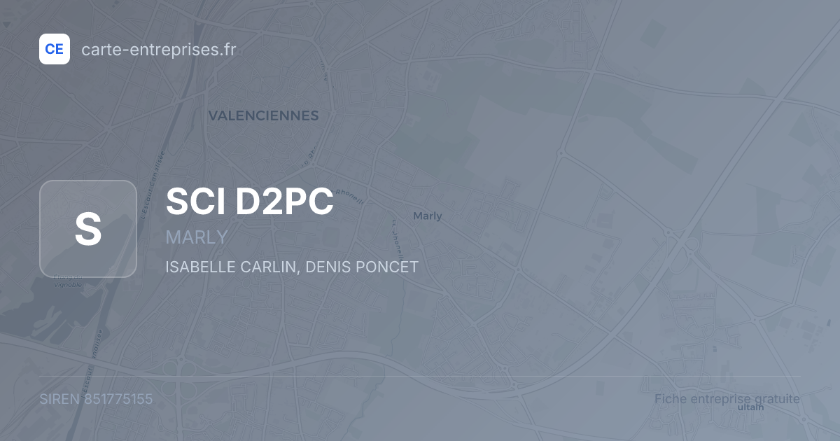 SCI D2PC — 851775155 — fiche entreprise