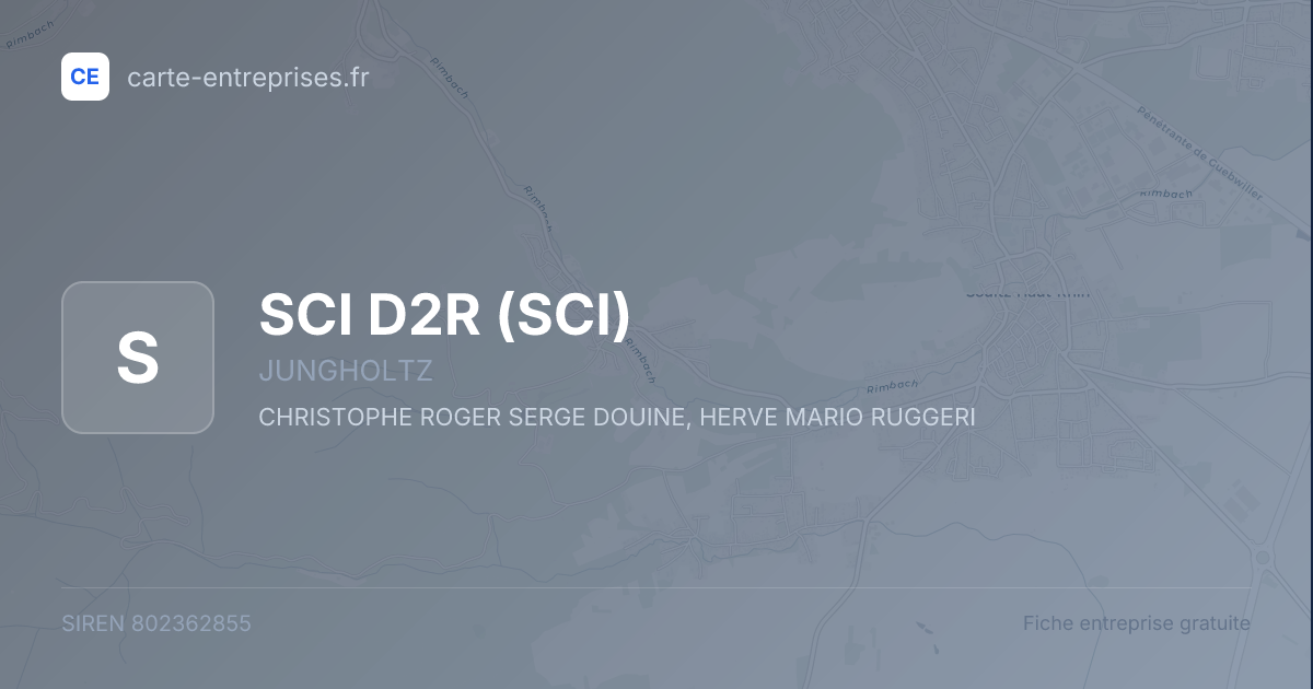 SCI D2R (SCI) — 802362855 — fiche entreprise
