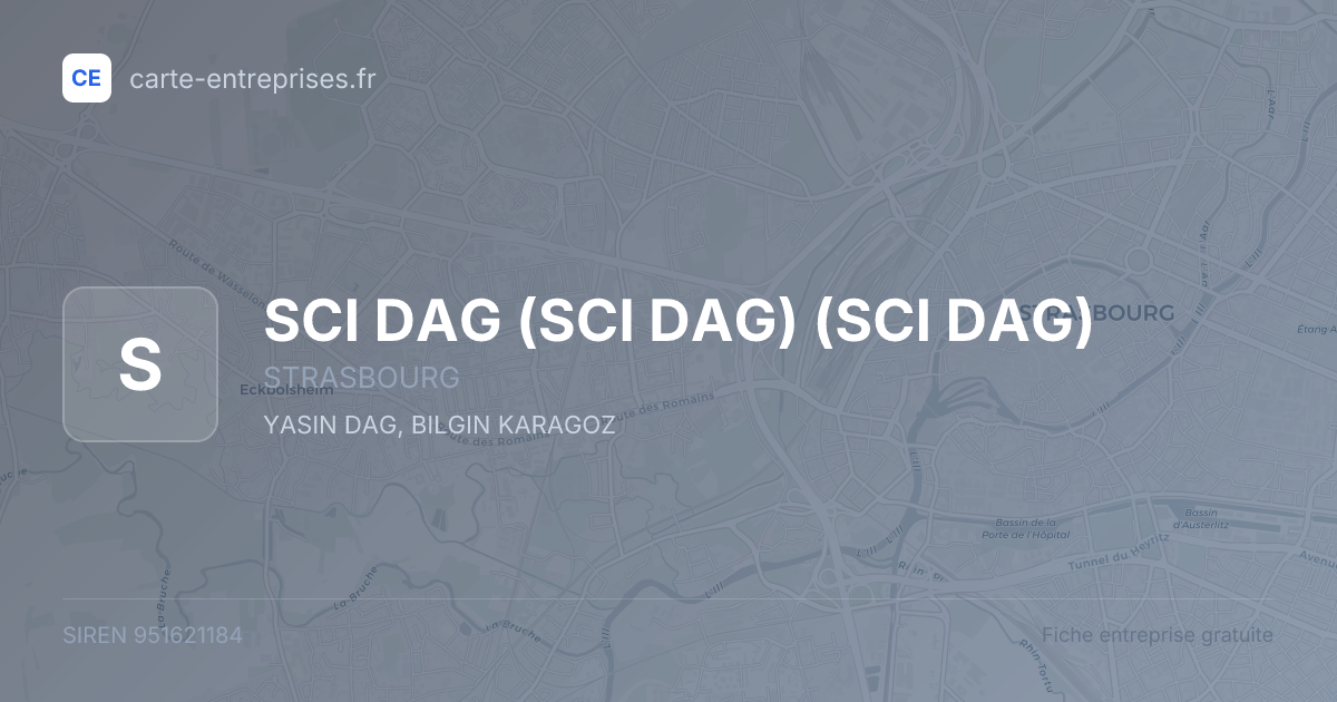 SCI DAG (SCI DAG) (SCI DAG) — 951621184 — fiche entreprise