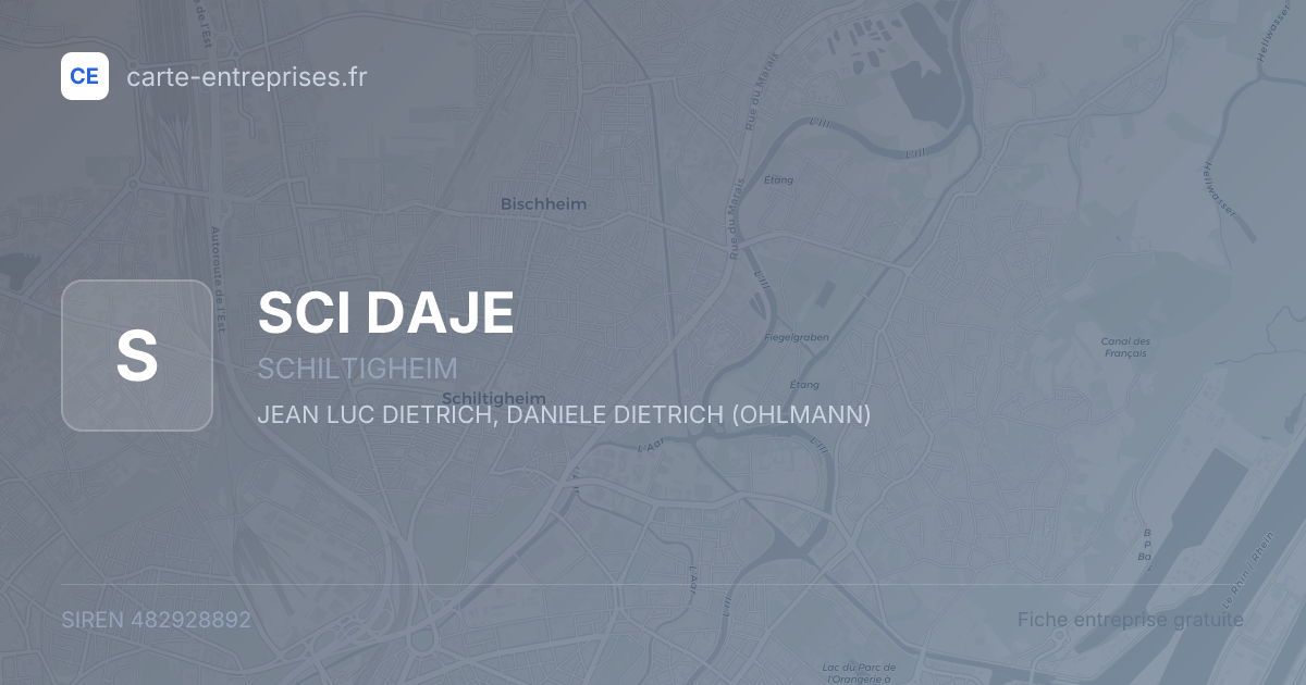 SCI DAJE — 482928892 — fiche entreprise