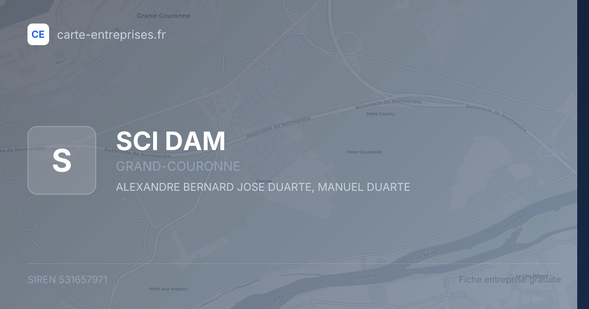 SCI DAM — 531657971 — fiche entreprise