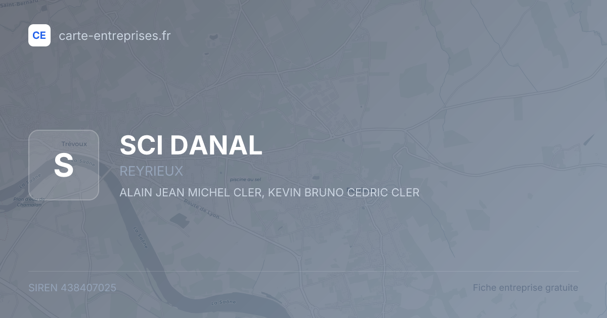 SCI DANAL — 438407025 — fiche entreprise