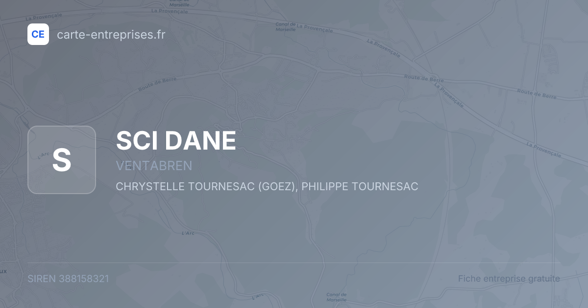 SCI DANE — 388158321 — fiche entreprise