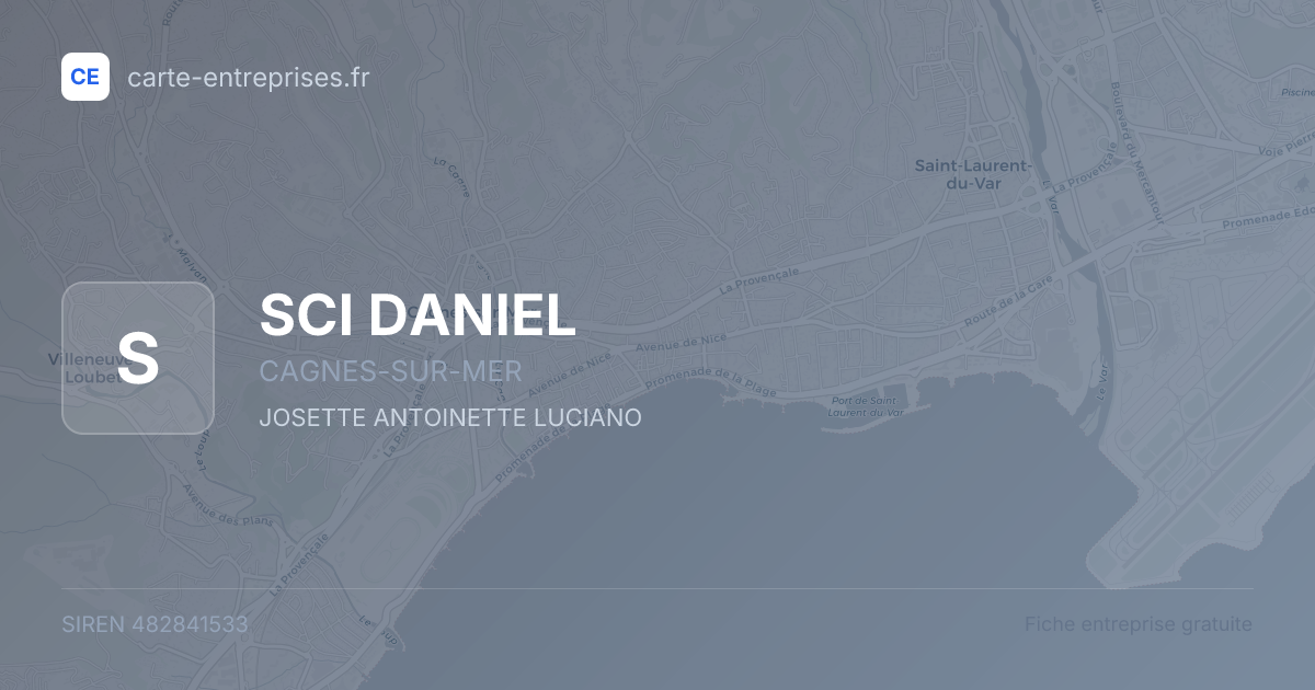 SCI DANIEL — 482841533 — fiche entreprise